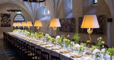 Westminster Abbey Cellarium Cafe banquet - MICE UK